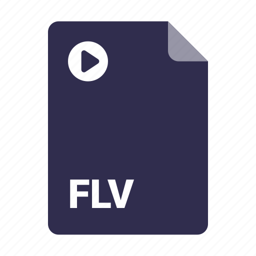 Extension, file, flv, format icon - Download on Iconfinder