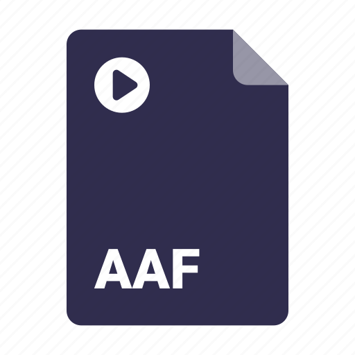 Aaf, file, file type, format icon - Download on Iconfinder