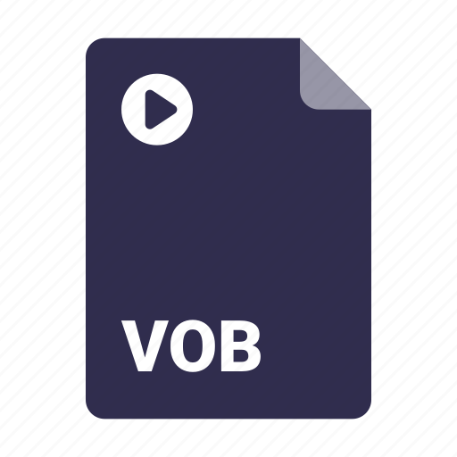 File, file type, format, vob icon - Download on Iconfinder