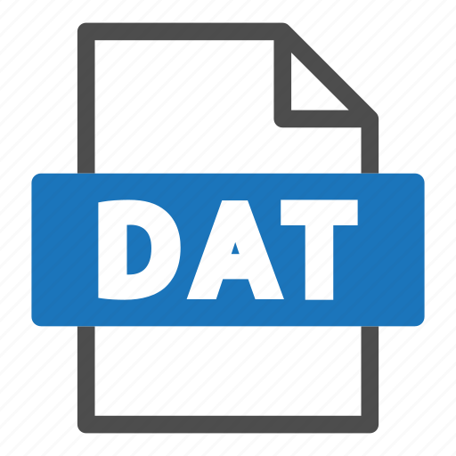 Dat, document, file, file format, format, interface icon - Download on Iconfinder
