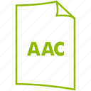 aac, audio format, extension, file format, music format
