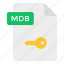 file format, filetype, file extension, mdb document, mdb file 