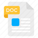 file format, filetype, file extension, doc file, doc format 