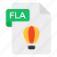 file format, filetype, file extension, fla document, fla file 