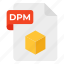 file format, filetype, file extension, document extension, dpm file 