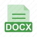 document, docx, extension, file, file format