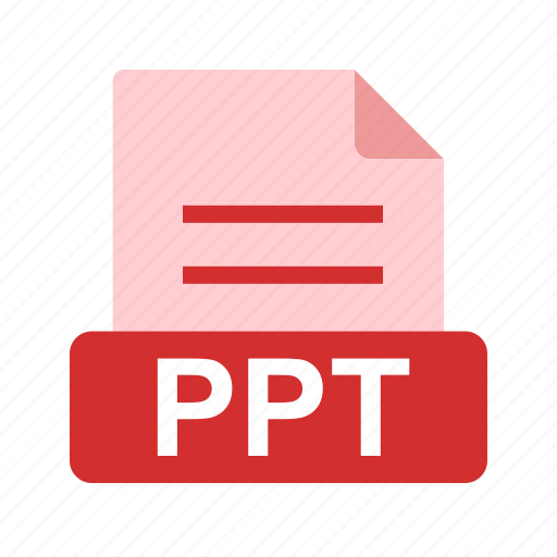 Extension, file, file format, ppt, presentation icon - Download on Iconfinder