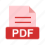 document, extension, file, file format, pdf 