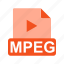 extension, file, file format, media, mpeg, video 