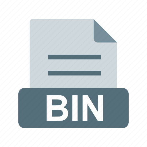 Bin, extension, file, file format icon - Download on Iconfinder
