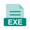 exe, executable, extension, file, file format 