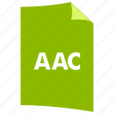 aac, audio format, data format, extension, file format, filetype, music format