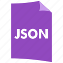 data format, document, extension, file format, filetype, json