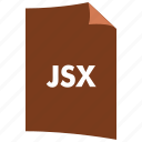 data format, document, extension, file format, filetype, javascript, jsx 