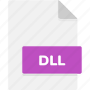 dll, extension, file, file format, file formats, format, type