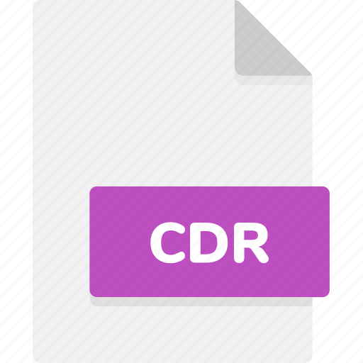 Cdr, extension, file, file format, file formats, format, type icon - Download on Iconfinder
