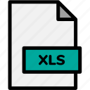 extension, file, file format, file formats, format, type, xls