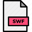 extension, file, file format, file formats, format, swf, type