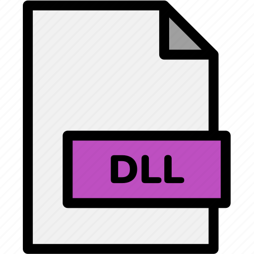 Dll, extension, file, file format, file formats, format, type icon - Download on Iconfinder