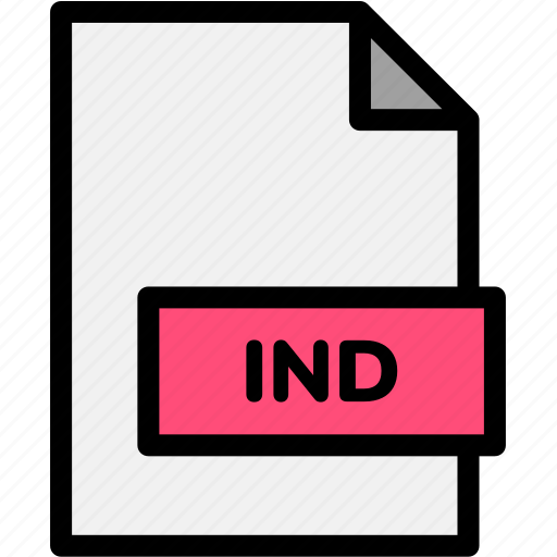 Extension, file, file format, file formats, format, ind, type icon - Download on Iconfinder