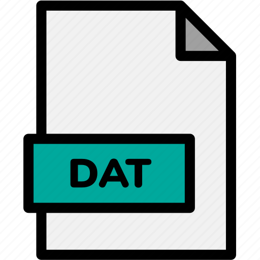 Dat, extension, file, file format, file formats, format, type icon - Download on Iconfinder