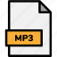 extension, file, file format, file formats, format, mp3, type 