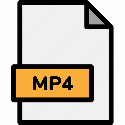 Extension, file, file format, file formats, format, mp4, type icon - Download on Iconfinder