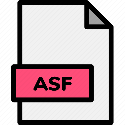 Asf, extension, file, file format, file formats, format, type icon - Download on Iconfinder