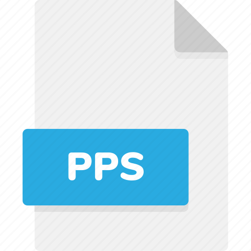 Extension, file, file format, file formats, format, pps, type icon - Download on Iconfinder
