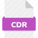 cdr, extension, file, file format, file formats, format, type
