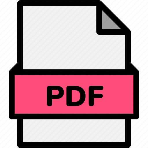 Extension, file, file format, file formats, format, pdf, type icon - Download on Iconfinder