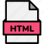 extension, file, file format, file formats, format, html, type 