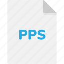 extension, file, file format, file formats, format, pps, type