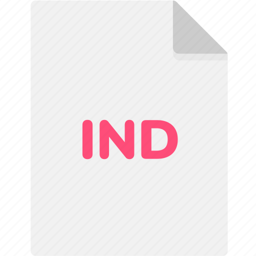 Extension, file, file format, file formats, format, ind, type icon - Download on Iconfinder