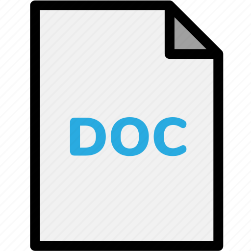 Doc, extension, file, file format, file formats, format, type icon - Download on Iconfinder