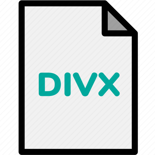 Divx, extension, file, file format, file formats, format, type icon - Download on Iconfinder
