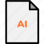 ai, extension, file, file format, file formats, format, type 