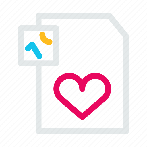 Document, extension, file, format, image, love icon - Download on Iconfinder
