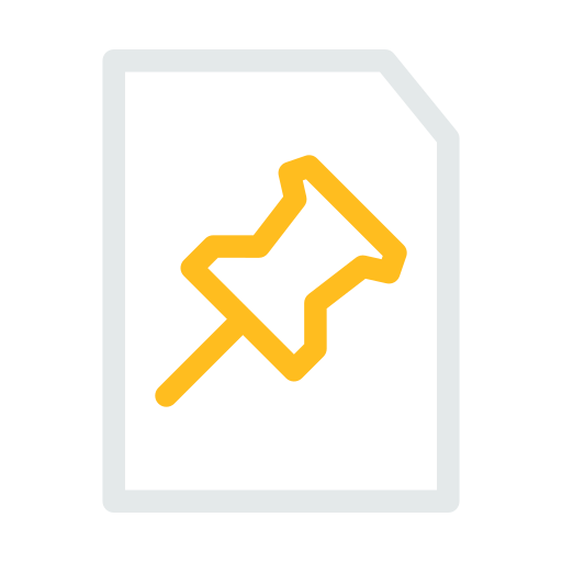 Document, extension, file, format, pin icon - Download on Iconfinder