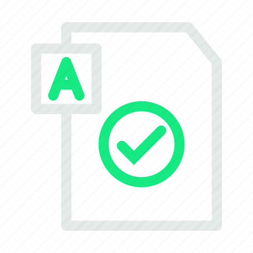 Approved, document, extension, file, format, ok icon - Download on Iconfinder