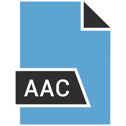 Aac, extension, file, name icon - Free download