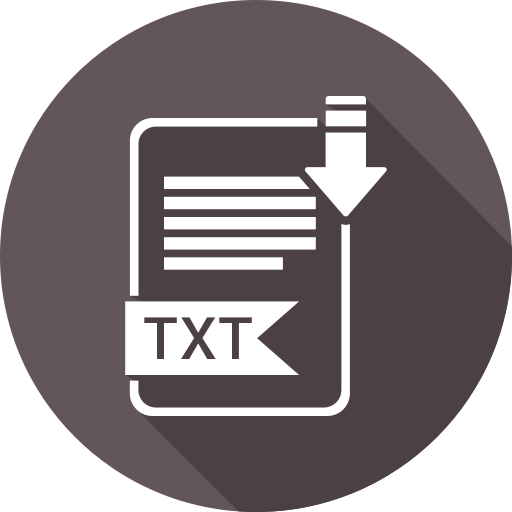 Extensiom, file, file format, txt icon - Free download