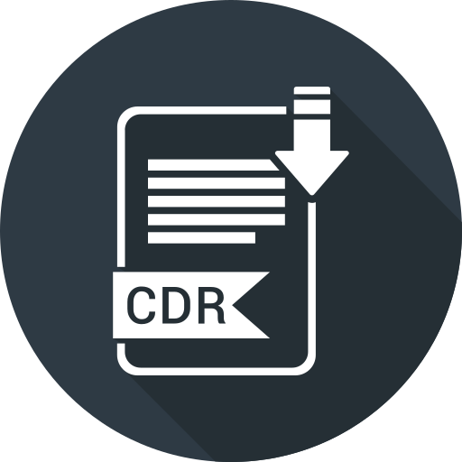 Cdr, document, file, format, type icon - Free download