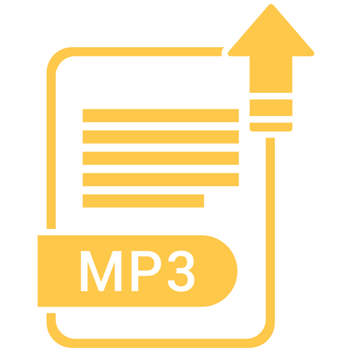 Extension, file, format, mp3, paper icon - Free download