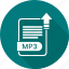 extension, file, format, mp3 