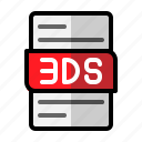 3ds, file, type, extension, file type, file format, document