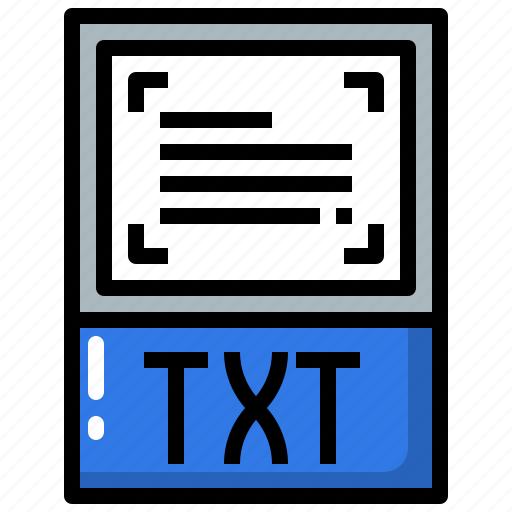 Txt, document, file, type icon - Download on Iconfinder