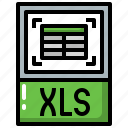 xls, file, document, types, archive