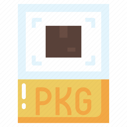 Pkg, format, extension, archive, document icon - Download on Iconfinder
