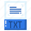txt, document, file, type 